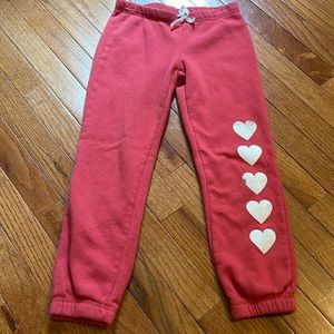 Red heart sweats